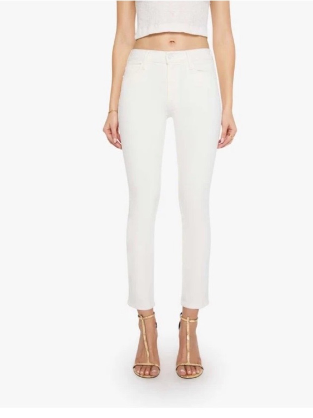 mother denim the mid rise dazzler in fairest of them all